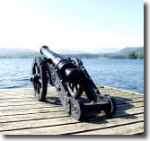 cannon on the peer